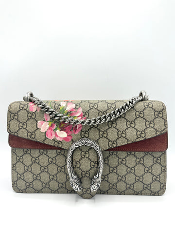 GG Pink Blooms Dionysus Chain Flap