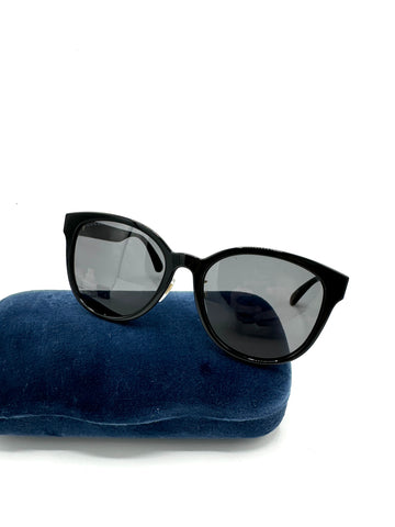 Black Lens GG Marmont Sunglasses