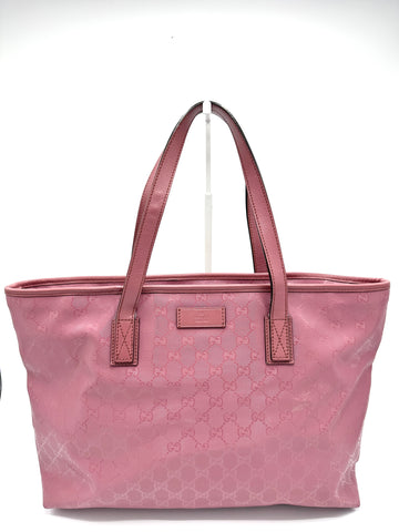 GG Supreme Pink Zip Tote