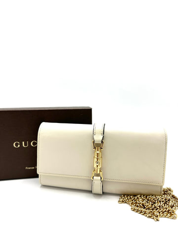 Ivory GHW Jackie Wallet on Chain