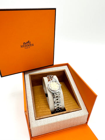 Stainless Steel Clipper Quartz Wrist Watch 24mm