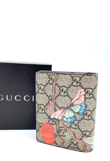 GG Supreme Tian Bifold Compact Wallet