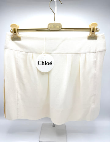 Ivory Silk Skirt Sz38