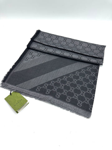 GG Black/Grey XL Shawl/Scarf