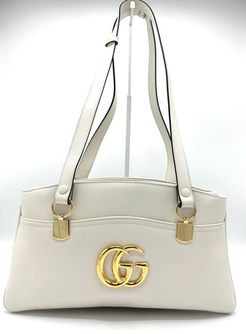 Ivory GG Marmont Alley Handbag