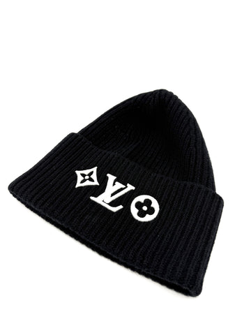 Black/White Headline Beanie