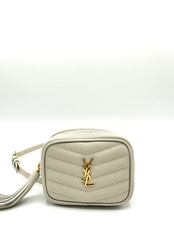 Ivory Caviar Micro Lou Lou Camera Bag