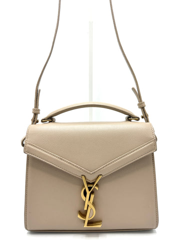 Taupe Caviar Top Handle Cassandra w/Strap