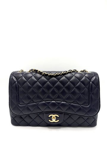 Midnight Blue Quilted Madamoiselle Chic Flap