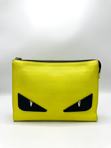 Lime Green Monster Clutch