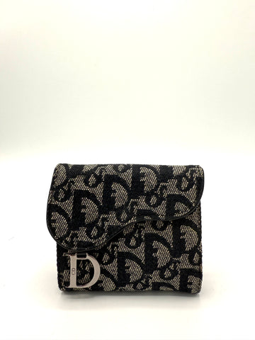 Black Trotter SHW Trifold Wallet