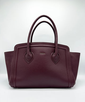 Bordeaux Leather Tote