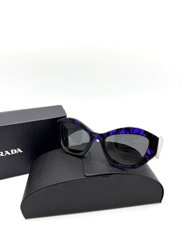 Purple Enamel Logo Sunglasses