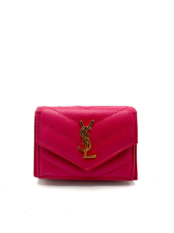 Pink Caviar GHW Compact Wallet