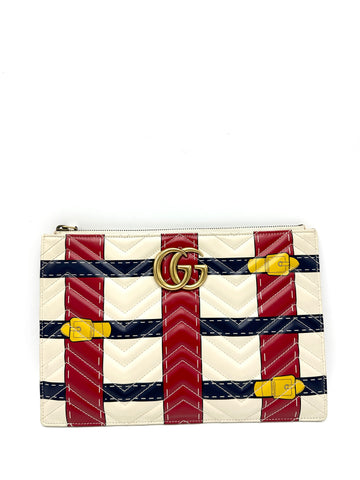 GG Marmont Trunk Zip Clutch