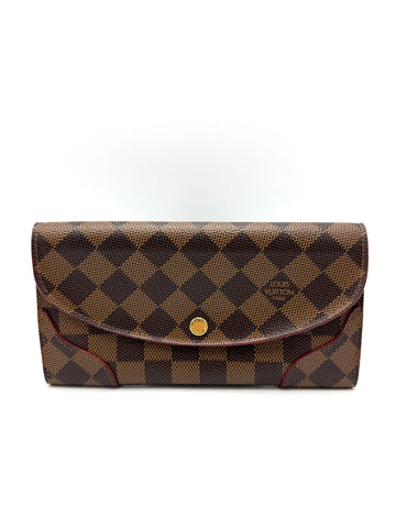 Damier Ebene Caissa Flap Wallet