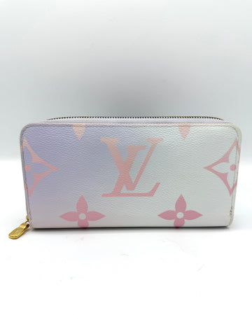 Sunrise Pastel Giant Monogram Zippy Long Wallet