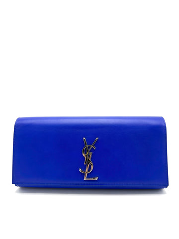 Electric Blue SHW Flap XL Clutch