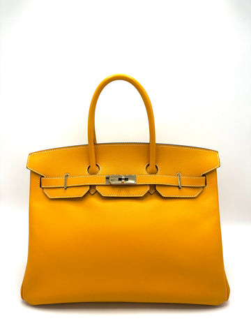 Jaune D’Or/Mango Epsom GHW Candy Birkin 35