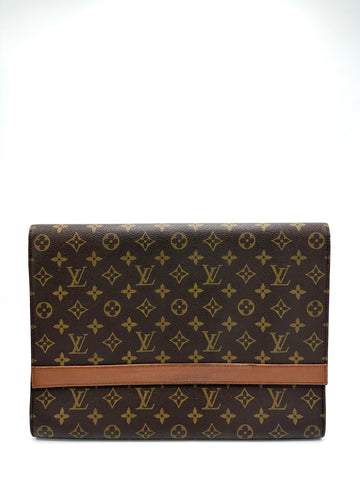 Monogram XL Flap Clutch