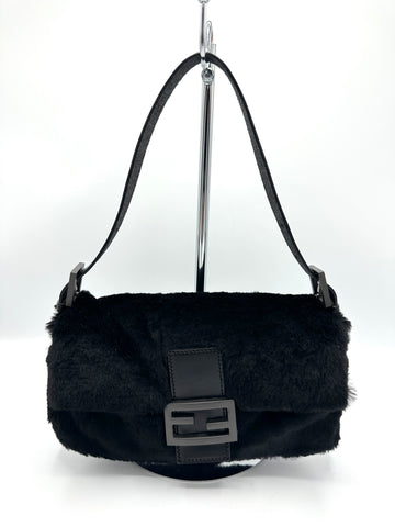Black Lapin Matte Rethenium Hardware Baguette
