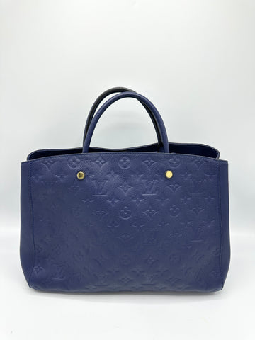 Denim Encre Empreinte Montaigne GM