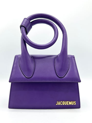 Purple Leather Le Chiquito Crossbody