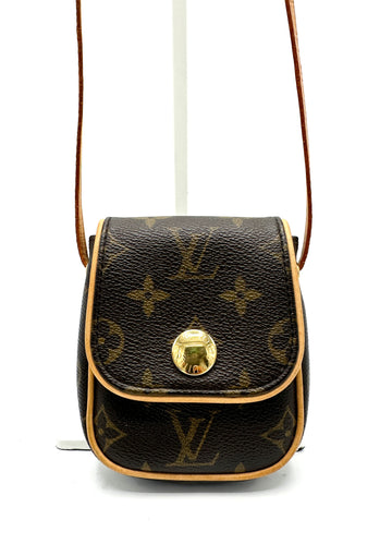 Brown Monogram Nano Flap Crossbody