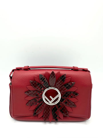 Sunflower Bicolor Double Pocket Chain Crossbody