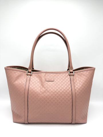 Pink GG Microguccisima Tote