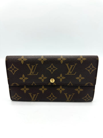 Brown Monogram Flap Wallet