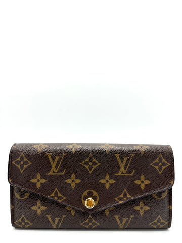 Brown Monogram Flap Wallet