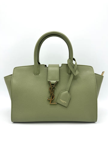 Sage Green Pebbled Leather Baby Downtown w/Strap
