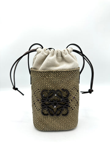 Brown Raffia Summer Crossbody