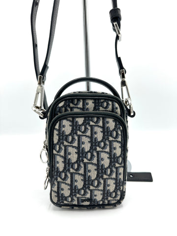 Blue Trotter Double Zip Crossbody