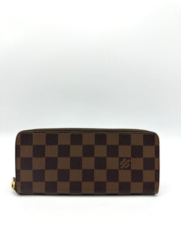 Damier Ebene Raspberry Zippy Wallet