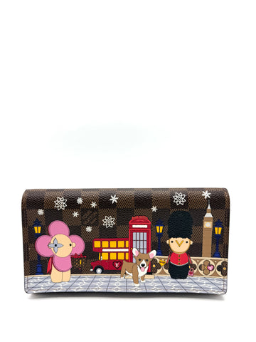 Damier Ebene Vivienne in London Flap Wallet