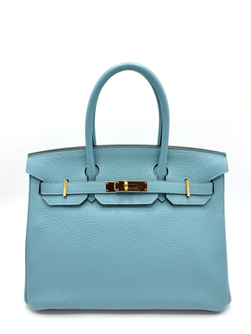 Bleu Atoll Togo GHW Birkin 30
