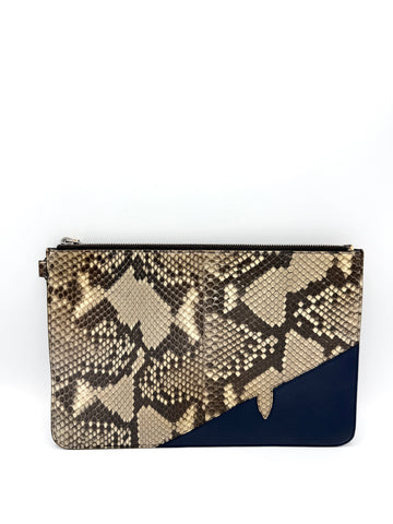 Python Monster Zip Clutch