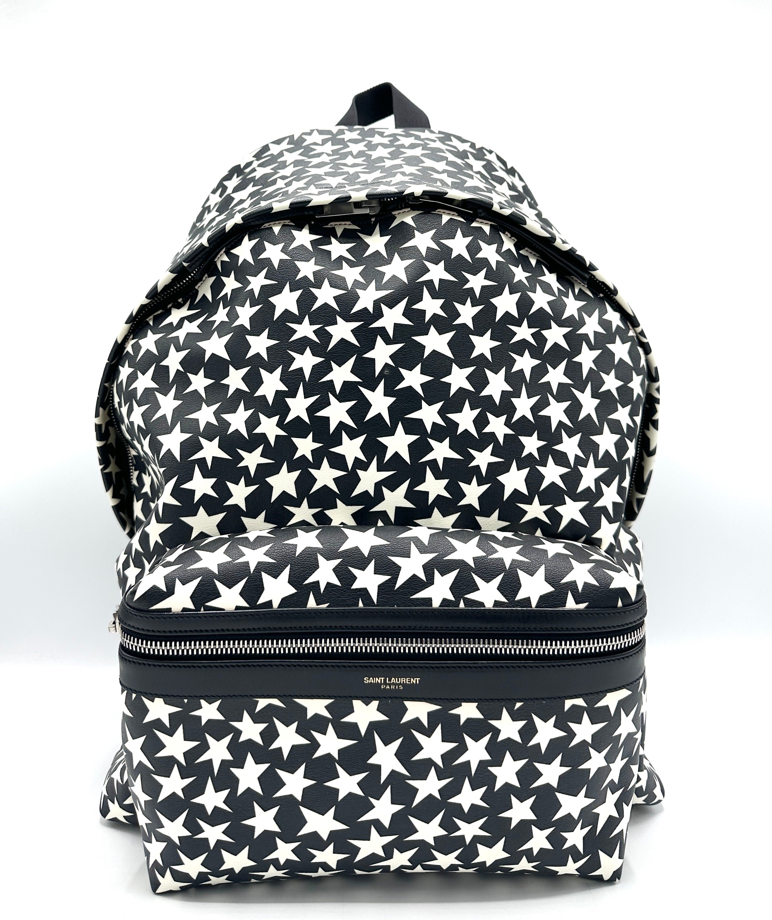 Black/White Stars Backpack
