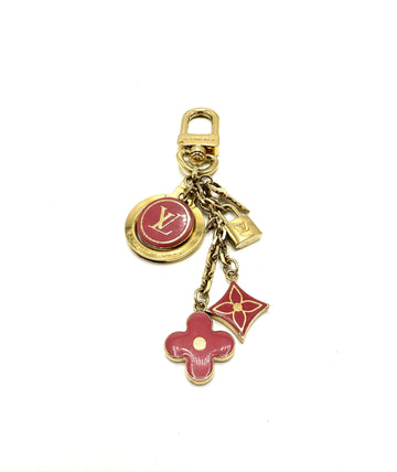 Gold/Pink Bijoux Bag Charm